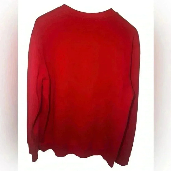 Disney Mickey Mouse Christmas Crewneck Sweatshirt Size L - Picture 2 of 5